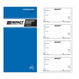Impact Cash Receipt Books Carbonless 4 Up Duplicate CS425