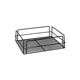GLASS BASKETRECT 435x355x125mm 17x14