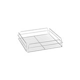 GLASS BASKETSQUARE 335x355x75mm 14x14