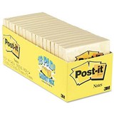 Bulk 3M 65418Cp PostIt Notes Cabinet Pack 76X76Mm Canary Yellow