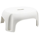 ITALPLAST PLASTIC SINGLE STEP STOOL 296 X 387 X 210MM WHITE