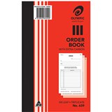 OLYMPIC 639 ORDER BOOK CARBON TRIPLICATE 100 LEAF 200 X 125MM