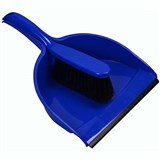 ITALPLAST DUSTPAN AND BRUSH SET BLUE