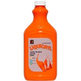 EDUCATIONAL COLOURS LIQUICRYL JUNIOR STUDENT PAINT 2 LITRE ORANGE