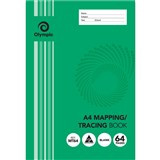 OLYMPIC MT64 MAPPINGTRACING BOOK BLANK 55GSM 64 PAGE A4