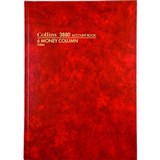 COLLINS 3880 SERIES ACCOUNT BOOK 6 MONEY COLUMN 84 LEAF A4 RED