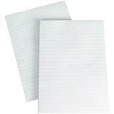 OLYMPIC WRITING PAD 8MM RULED 55GSM 200 PAGE A4 WHITE