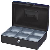 ESSELTE CLASSIC CASH BOX 250 X 180 X 80MM SIZE 10 BLACK