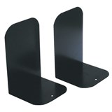 ESSELTE ELEMENTS METAL BOOKENDS BLACK