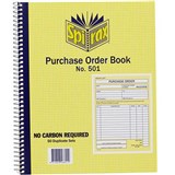 SPIRAX 501 PURCHASE ORDER BOOK QUARTO 250 X 200MM