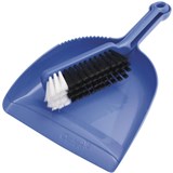 OATES DUSTPAN AND BRUSH SET BLUE
