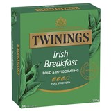 TWININGS CLASSICS IRISH BREAKFAST TEA BAGS PACK 100
