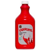 EDUCATIONAL COLOURS LIQUICRYL JUNIOR STUDENT PAINT 2 LITRE CRIMSON