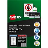 AVERY 959063 L7063 HEAVY DUTY LASER LABELS 14UP WHITE PACK 25
