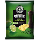 RED ROCK DELI CHIPS LIME AND PEPPER 165G
