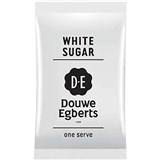 DOUWE EGBERTS WHITE SUGAR SINGLE SERVE SACHET 3G CARTON 2000