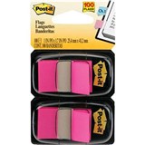 POSTIT 680BP2 FLAGS BRIGHT PINK TWIN PACK 100