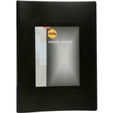 MARBIG DISPLAY BOOK NONREFILLABLE 20 POCKET WITH FRAME A3 BLACK