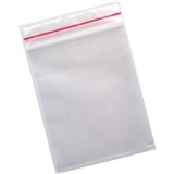 MARBIG RESEALABLE POLYBAGS 45 MICRON 125 X 100MM CLEAR PACK 1000