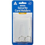 KEVRON SECURITY CARD HOLDER CLEAR PACK 2