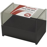 ESSELTE SWS CARD FILE BOX 102 X 152MM BLACK