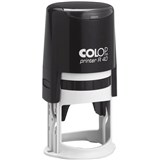 COLOP R40 PRINTER SELFINKING TIME AND DATE STAMP 24 HOUR BLUERED