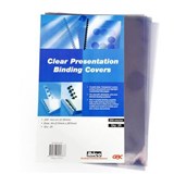 GBC IBICO BINDING COVER 250 MICRON A4 CLEAR PACK 25