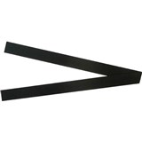 QUARTET MAGNETIC STRIPS 25 X 300MM BLACK PACK 2