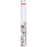 KENT 61M DOUBLE SIDED SCALE RULER 300MM WHITE