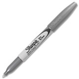 SHARPIE PERMANENT MARKER BULLET FINE 10MM METALLIC SILVER