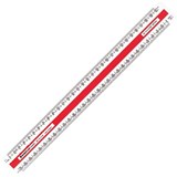 STAEDTLER 561 703 MARS OVAL SCALE RULES 300MM WHITE