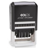 COLOP P54D CUSTOM MADE STAMP DATER SELF INKING 50 X 40MM BLACK