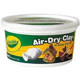CRAYOLA AIR DRY CLAY 113KG WHITE