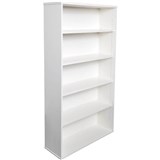 RAPID SPAN BOOKCASE 4 SHELF 900 X 315 X 1800MM WHITE