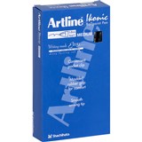 ARTLINE 8410 GRIP RETRACTABLE BALLPOINT PEN 10MM BLACK BOX 12