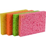 ITALPLAST GENERAL PURPOSE SPONGE ASSORTED PACK 4