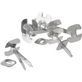 ESSELTE PAPER BINDER 19MM SILVER BOX 200