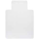 RAPIDLINE CHAIRMAT PVC KEYHOLE MEDIUM PILE CARPET 1350 X 1150MM