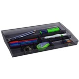 ITALPLAST DRAWER TIDY 8 COMPARTMENT TINTED GREY