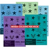 PROTEXT ANIMAL MAGIC SCRAPBOOK 100GSM 64 PAGE 330 X 240MM ASSORTED