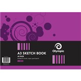 OLYMPIC SP33 SKETCH BOOK SIDE OPEN 110GSM 40 PAGE A3