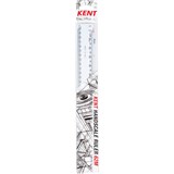 KENT 62M DOUBLE SIDED SCALE RULER 300MM WHITE