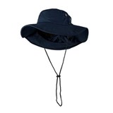 PRIME MOVER MC601 HAT COTTON WIDE BRIM NAVY LARGE TO XL
