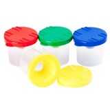 EDUCATIONAL COLOURS SAFETY PAINT POT STUBBY PACK 4