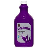 EDUCATIONAL COLOURS LIQUICRYL JUNIOR STUDENT FLURO PAINT 2 LITRE PURPLE