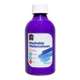 EDUCATIONAL COLOURS WASHABLE WATERCOLOUR PAINT 250ML LILAC