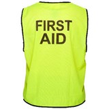PRIME MOVER MV117 HIVIS FIRST AID VEST DAY USE YELLOW LARGE