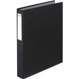 COLOURHIDE RING BINDER PE 2D 25MM A4 BLACK