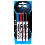 ARTLINE 550A WHITEBOARD MARKER BULLET 12MM ASSORTED PACK 4