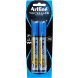 ARTLINE 577 WHITEBOARD MARKER BULLET 3MM BLUE PACK 2 HANGSELL